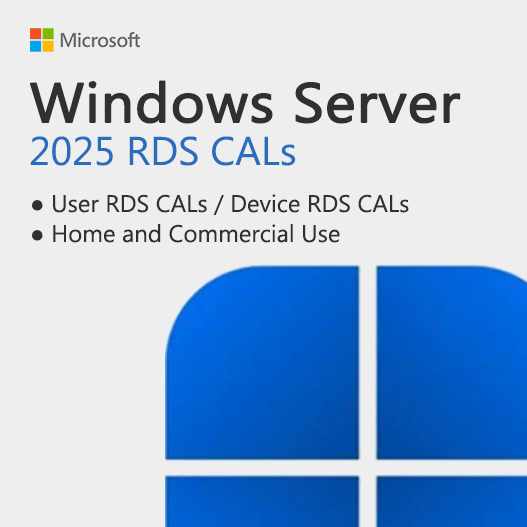 Windows Server 2025 Remote Desktop Services CALs License Key